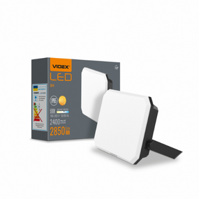 LED Прожектор 30W 5000К 220V чорний VLE-F3-0305B F3 Videx