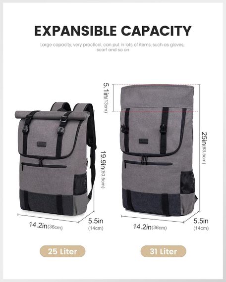 Рюкзак LOVEVOOK, великий рюкзак, водонепроникний рюкзак, універсальний рюкзак | Зображення 2