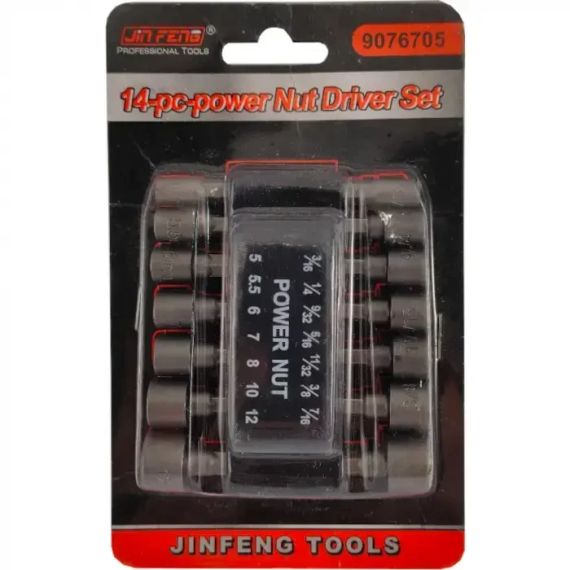 Набор шестигранных головок для шуруповерта 14 PCS sleeve AND | Зображення 3