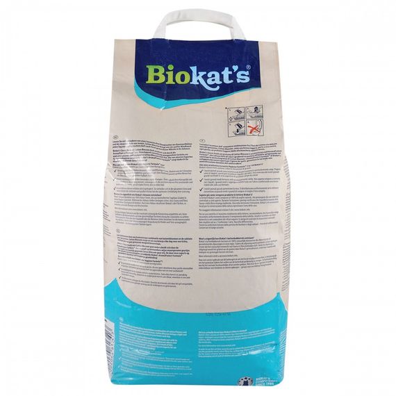 Наповнювач Biokats для котячого туалету Classic Fresh 3in1 Cotton Blossom бентонітовий 10 кг | Зображення 1