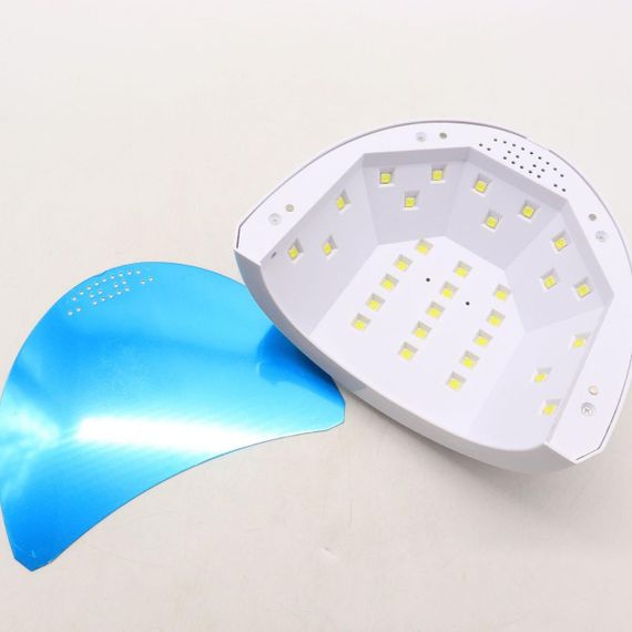 Лампа для манікюру 48 Вт LED+UV SUN ONE WHITE / Лампа для сушіння гель лаку / Настільна манікюрна лампа | Зображення 8
