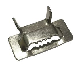 Скрепа бандажна СБн-20 PRO 100шт сталь нержавіюча для стрічки бандажної Ny95505349