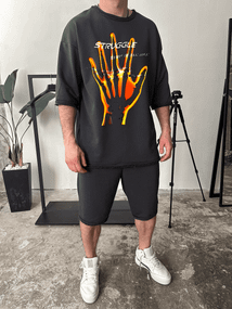 Комплект футболка та шорти ДТФ (петля оверсайз)