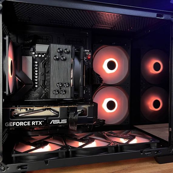 Збірка на замовлення: ігровий ПК AeroCool Dryft Mini Tower / AMD Ryzen 5 7500F (6 (12) ядер по 3.7 - 5.0 GHz) /  32 GB DDR5 / 1000 GB SSD M.2 / nVidia GeForce RTX 5060, 8 GB GDDR7, 128-bit / 750W | Зображення 5