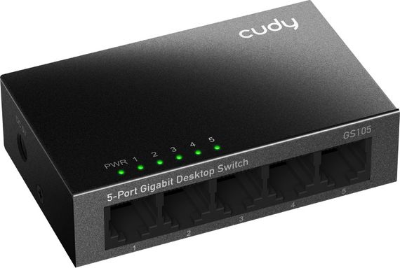 Комутатор Cudy GS105, 5 портовий Gigabit Metal Desktop Switch | Зображення 3