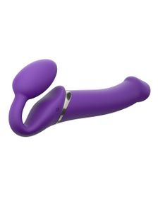 Безремневый страпон с вибрацией, Strap On Me-Strapless Vibrating, фиолетовый, 19 х 3.7 см sexstyle