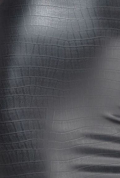 Трусики-стрінги Noir Handmade P012 Wild, XXL, під латекс, крокодиловий принт, застібки з боків | Зображення 3