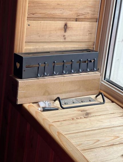 Настенная многофункциональная стойка для хранения кухонных принадлежностей 30 см | Зображення 2