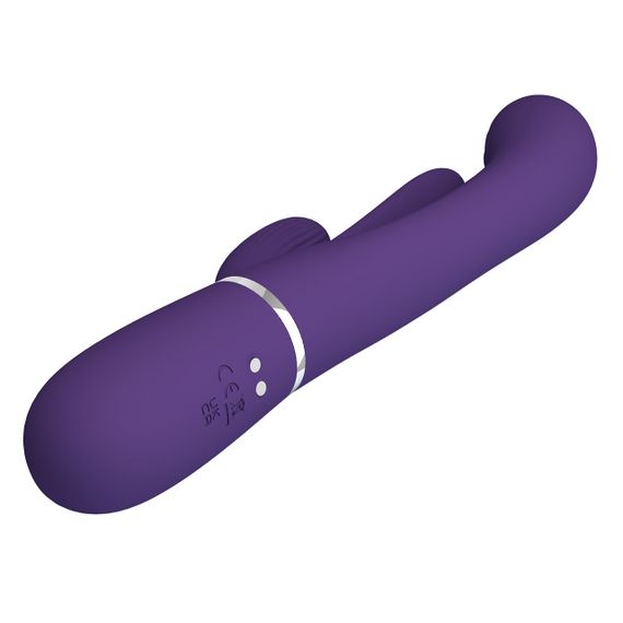 Вибратор с стимулятором клитора PRETTY LOVE - Shonia Dark Purple 3 in 1, BW-500041-2 Sex Aura | Зображення 7
