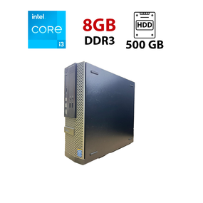 Комп'ютер Dell OptiPlex 3020 Tower / Intel Core i3-4160 (2 (4) ядра по 3,6 ГГц) / 8 ГБ DDR3 / 500 ГБ HDD / Intel HD Graphics 4400 б/в