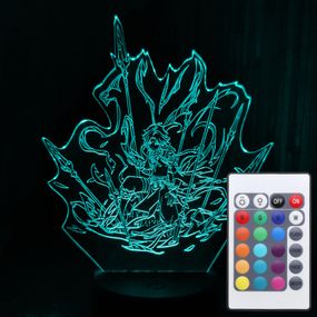 Акриловий світильник-нічник з пультом 16 кольорів Сяо 2 tty-n001379