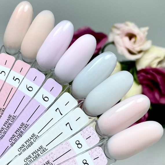 Гель для нарощення нігтів Crooz Builder gel 08 (рожевий з шимером) 15мл | Зображення 1