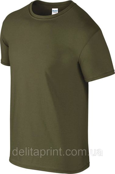 Футболка чоловіча Gildan Softstyle Оливковый 2XL