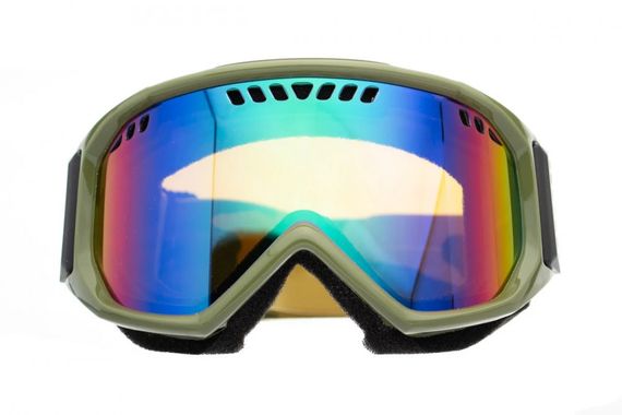 Маска гірськолижна Smith Scope Green Sol-X mirror Khaki | Зображення 5