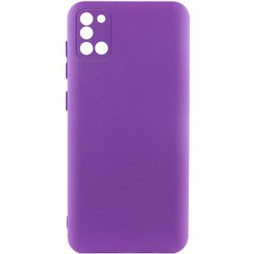 Чохол TPU GETMAN Liquid Silk Full Camera для Samsung Galaxy A31 Фіолетовий / Purple