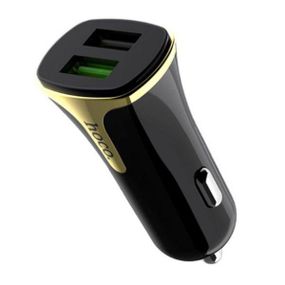Автомобільний зарядний пристрій Hoco Z31 Qualcomm 3.0 (2USB/3.4 A) Black