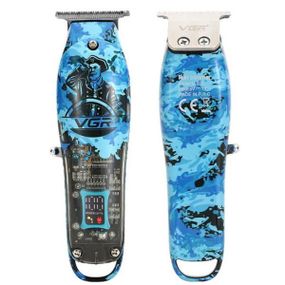 Триммер аккумуляторный 3 насадки VGR V-923 Черный с принтом