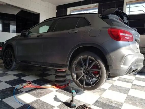 Домкрат автомобильный пневматический, 14.5-400мм lifting jack AND 5T | Зображення 5