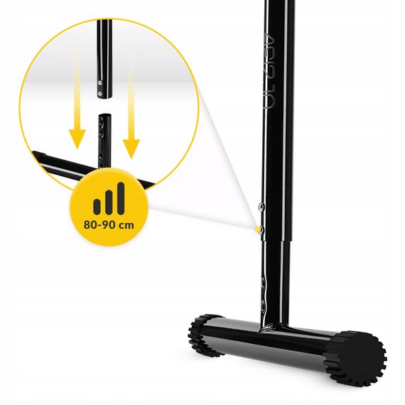 Бруси для віджимань (паралетси) 4FIZJO 80-90 см підлогові, розбірні Black (P-5905973404600) | Зображення 5