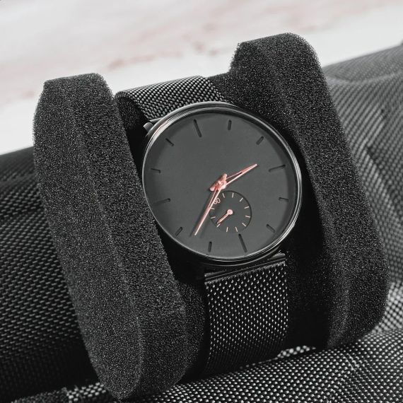 Великий кейс для зберігання годинників на 10 слотів — стильний watch organizer для подорожей | Зображення 2