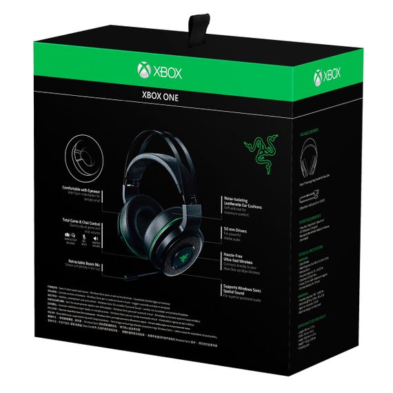 Гарнитура Razer Thresher  Xbox One WL Black/Green (RZ04-02240100-R3M1) | Зображення 6