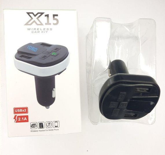 FM-Модулятор 5в1  X 15 12-24 v Bluetooth