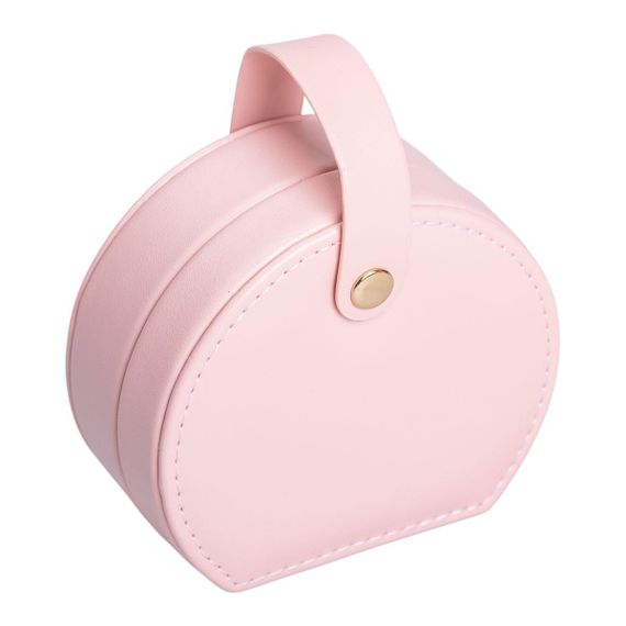 Скринька для прикрас з еко шкіри 10×9×4.5 см ​​органайзер для ювелірних виробів HP-5-31P | Зображення 3