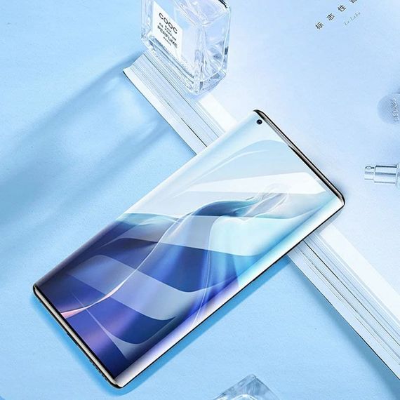Захисне скло 3D на весь екран для Xiaomi 11 (з ультрафіолетовим клеєм) | Зображення 3