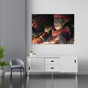 Плакат-постер з принтом Кавун Jujutsu Kaisen Магічна битва Ryomen Sukunа Ремен Сукуна А1 ПЛ000777(A1)