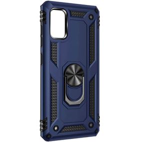 Протиударний чохол Serge Ring for Magnet (Ударостійкий) для Xiaomi Redmi Note 10 / Note 10s Blue
