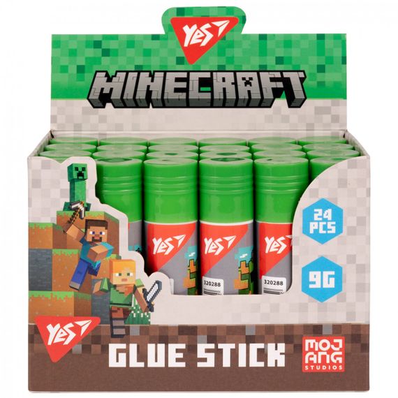 Клей-олівець Minecraft Yes 320288 Різнокольоровий shop (5056574433862)