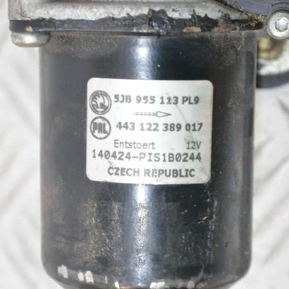 Трапеція двірників Skoda Rapid 2012-2019 Механізм переднього склоочисника Шкода Рапід 5JB955113 | Зображення 3