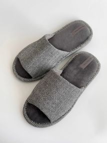 Хатні тапочки 590869 Сірі 40-41 42-43 44-45 46