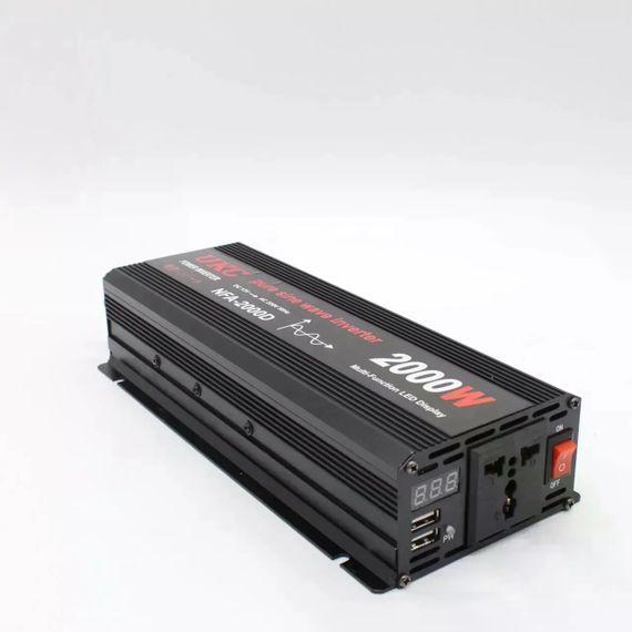 Инвертор 5 CORE 2000W 12V с чистой синусоидой • Преобразователь 5 CORE 2000W 12V-220V AC/DC Pure Sine Wave для резервного питания | Зображення 5