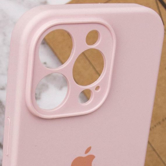 Чохол Silicone Case Full Camera Protective (AA) для Apple iPhone 13 Pro (6.1") Рожевий / Chalk Pink | Зображення 5