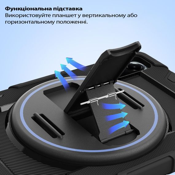 Чохол до планшета BeCover Horizontal handle Xiaomi Redmi Pad 2 11.0" Black (714566) | Зображення 2