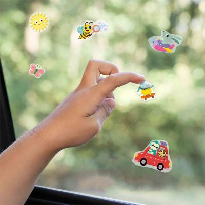 Набор для творчества Ses Creative Веселі тварини (набор наклеек на окна) (02306S) | Зображення 3