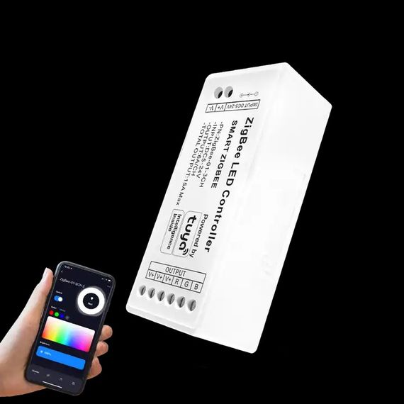 Контролер управління PROLUM RGB ZigBee; Wi-Fi; TUYA; 15A; Series: HomeLink | Зображення 2