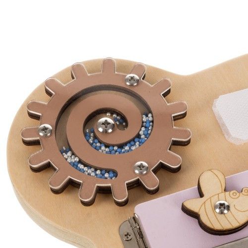 Доска развивающая для детей Kruzzel 22584 бизиборд монтессори 14в1 | Зображення 6