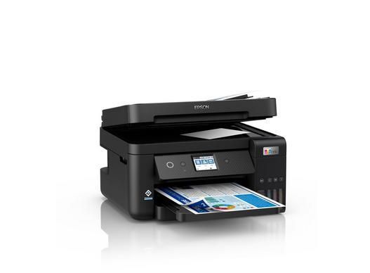 Epson БФП ink color A4 Epson EcoTank L6290 33_20 ppm Fax ADF Duplex USB Ethernet Wi-Fi 4 inks Black Pigment (C11CJ60406) | Зображення 1