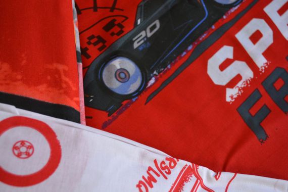 Постельное белье TAC Disney 160×220 см Cars Speed Frenzy | Зображення 1