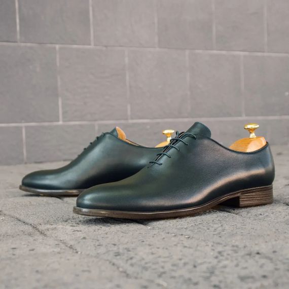 Туфли оксфорды, мужская обувь синего цвета 44 | Зображення 1