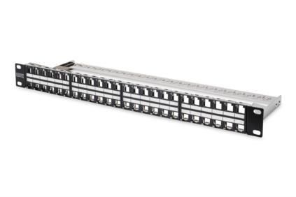 Рама 19&quot; DIGITUS 1U для наборной патч-панели 48 портов, черная (DN-91424)