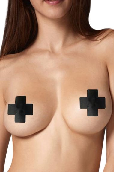 Наклейки на груди Art of Sex Ruth Чорні One Size