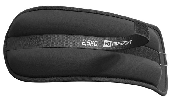 Обважнювачі для ніг та рук Hop-Sport HS-S005WB 2х2,5кг чорні | Зображення 1