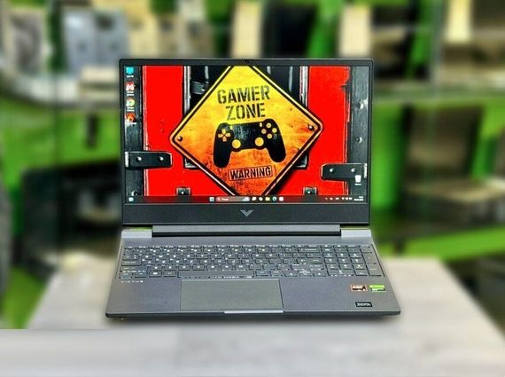 Игровой ноутбук HP Victus Gaming Laptop 15-fa2016ns / 15.6" (1920x1080) IPS / Intel Core i5-14450HX (10 (16) ядер по 2.4 - 4.8 GHz) / 16 GB DDR5 / 512 GB SSD M.2 / nVidia GeForce RTX 4050, 6 GB GDDR6, 96-bit / WebCam / Win 11 | Зображення 1