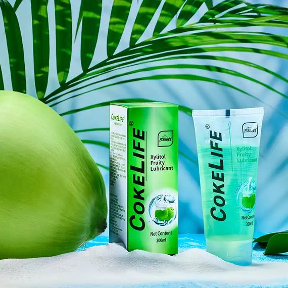Лубрикант CokeLife Xylitol з ароматом кокосу 200 ml | Зображення 2