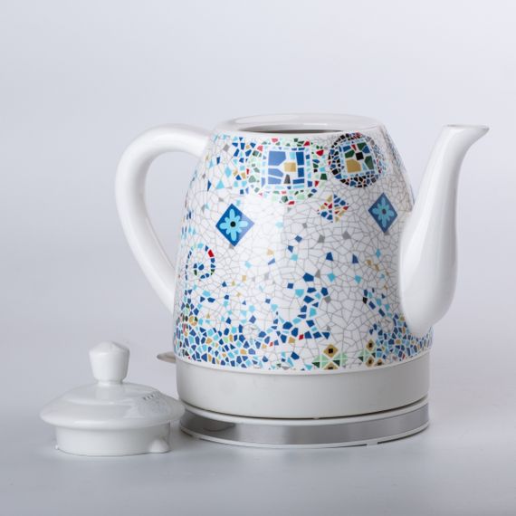 Електричний чайник безшумний Sokany SK-09008 1,5 л Білий (47843-SK-09008_771) | Зображення 8