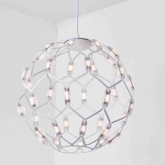 Люстра світлодіодна підвісна LED світильник для квартири на стелю лед 26279 Білий 65-250х50х50 см.