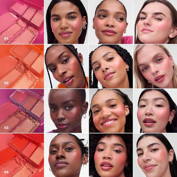 Румяна Sephora Blush Blush Blush. Multi-texture blush trio - 01 Candy Lover (8 g) | Зображення 4